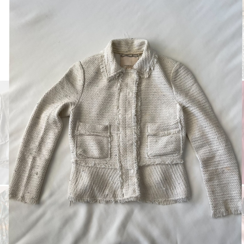 Tweed beige jacket